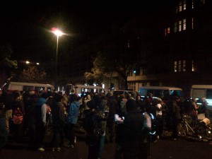 Photo by Ibo Che - Protest outside the police station 15.10