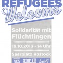 Refugees Welcome – Demo am 19.11. in Rostock
