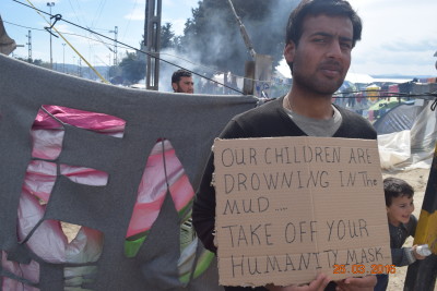 Idomeni Refugee Protest