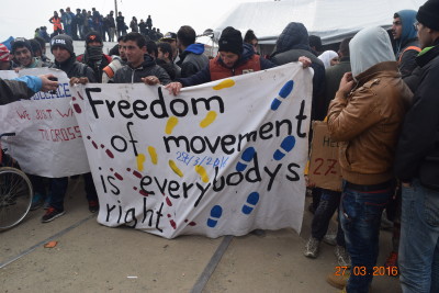 Idomeni Greek Macedonian Border