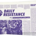 The first issue of the newspaper ›Daily Resistance‹ is now out!