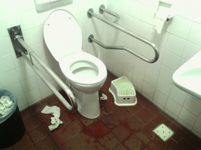 Dreckige Toiletten / Dirty toilets