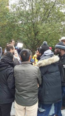 Refugee Protest March from Munich to Nuremberg