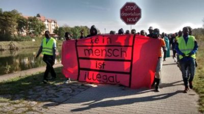 Flüchtling Protest March 2016 Münich Nürnberg_ Regensburg