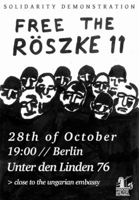Solidarity Demonstration Free Röszke 11