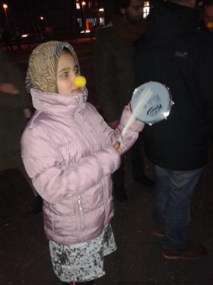 child with drum