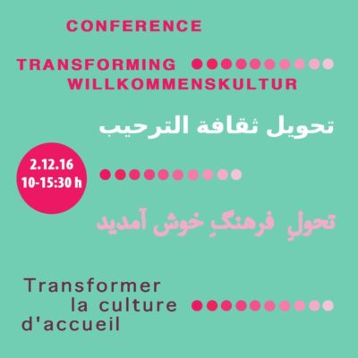 Conference Transforming Willkommenskultur