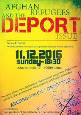 Afghan Refugees Deport Issue