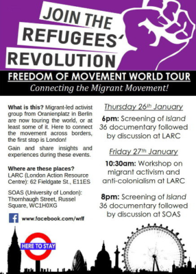 Freedom of movement world tour