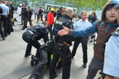 March for Freedom Police violence in Luxemburg