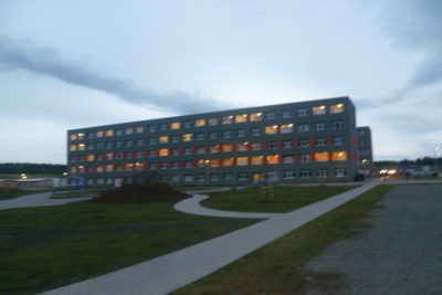 picture of a camp for asylum seekers at Halberstadt