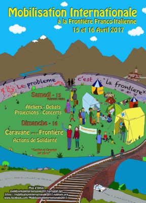 International mobilisation IN THE FRENCH-ITALIAN BORDER ON 15TH AND 16TH APRIL